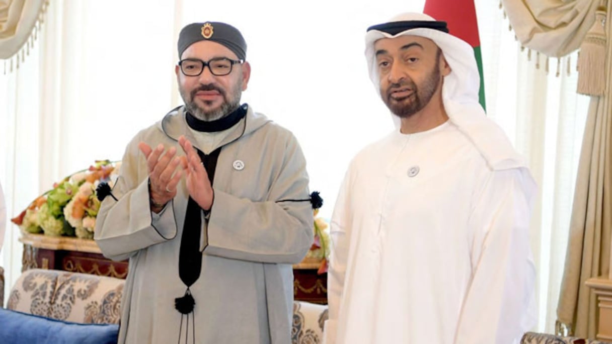 Roi Mohammed VI et Cheikh Mohammed Ben Zayed Al Nahyane