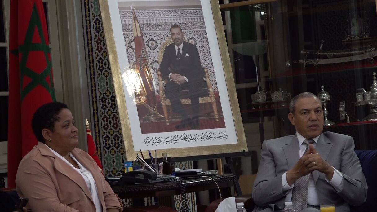 قنصل جديدة لدولة ساو تاومي وبرينسيب بالعيون