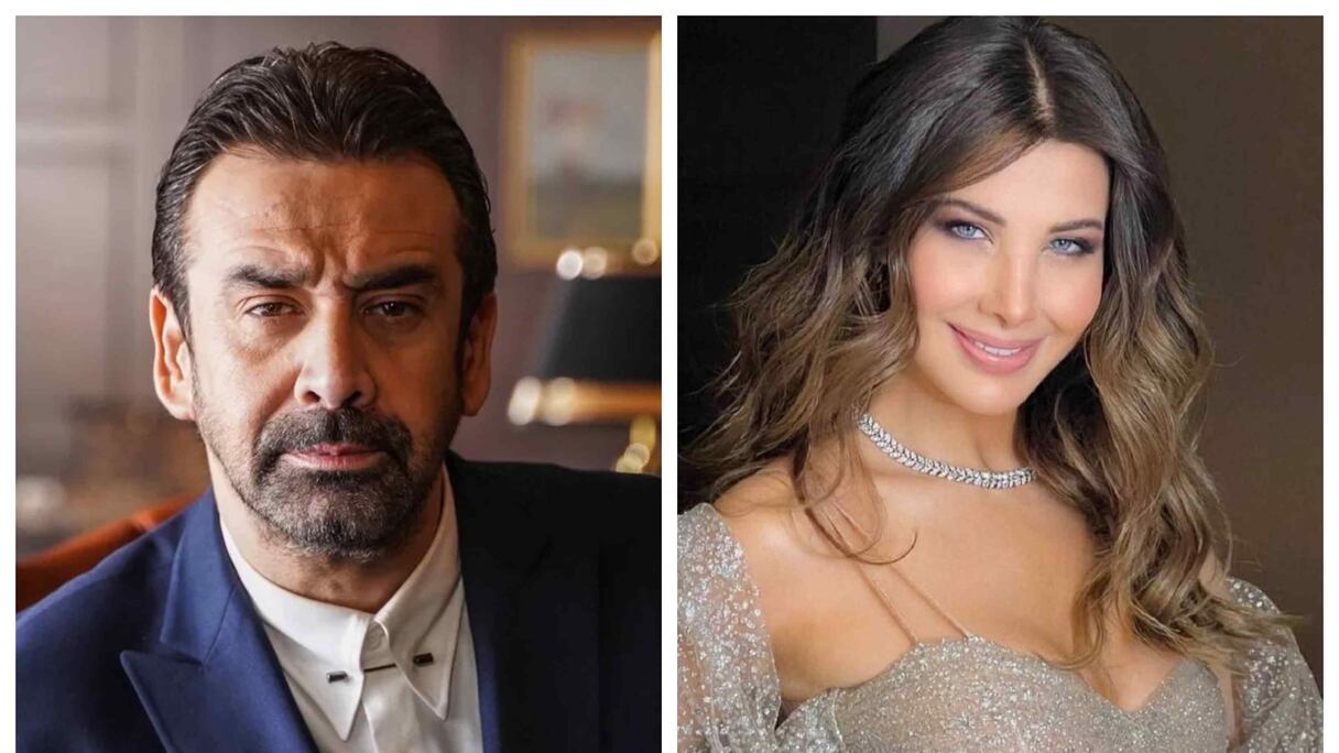 نانسي عجرم وكريم عبد العزيز