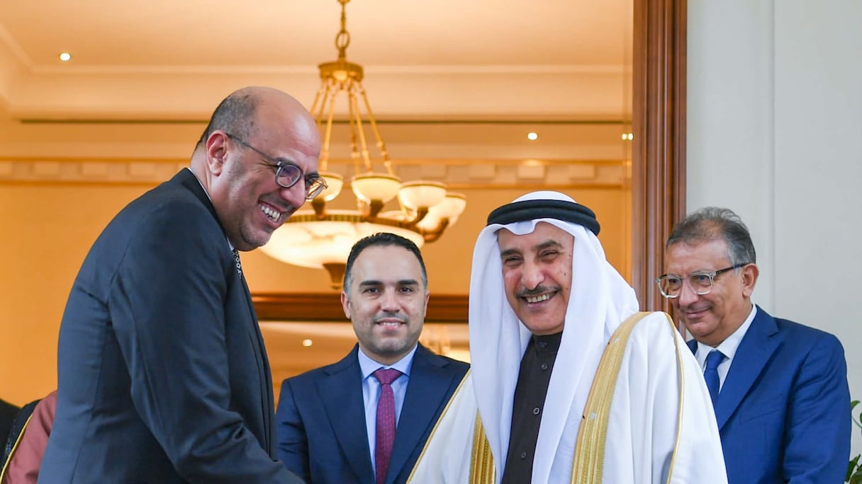 حمدي ولد الرشيد في ضيافة الشيخ خالد بن عبد الله