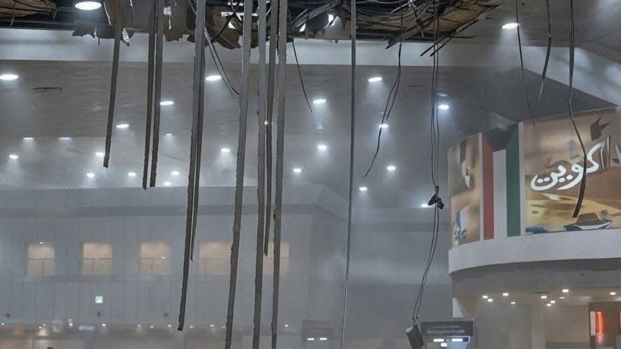 استهداف مطار الكويت بطائرة مسيرة إيرانية