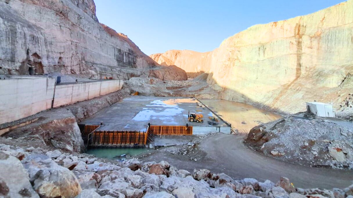 تفاصيل تقدم أشغال بناء 4 سدود كبرى بأحواض كير-زيز-غريس والمعيدر