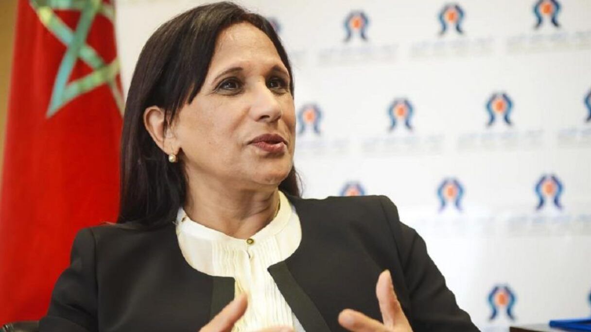 رئيسة المجلس الوطني لحقوق الإنسان آمنة بوعياش