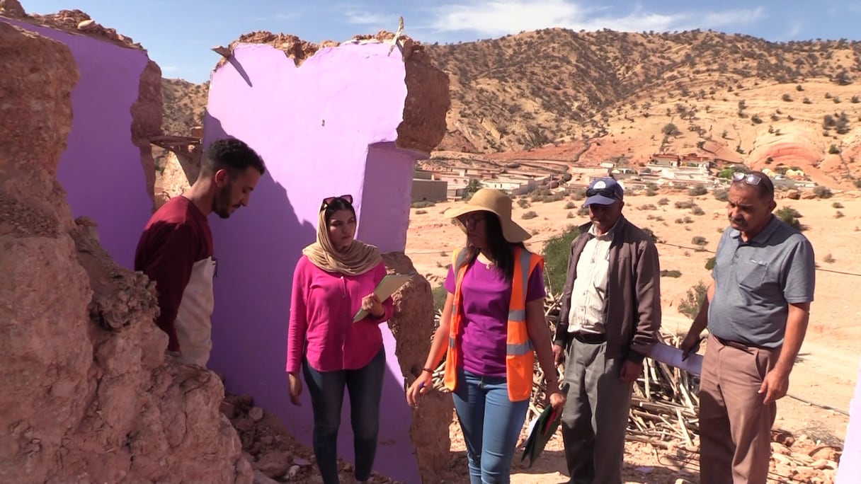 لجان متخصصة تواصل معاينة المنازل المتضررة من الزلزال بتارودانت