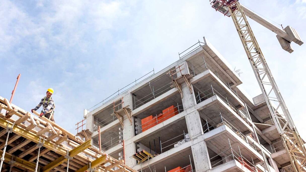 Un projet immobilier en construction.