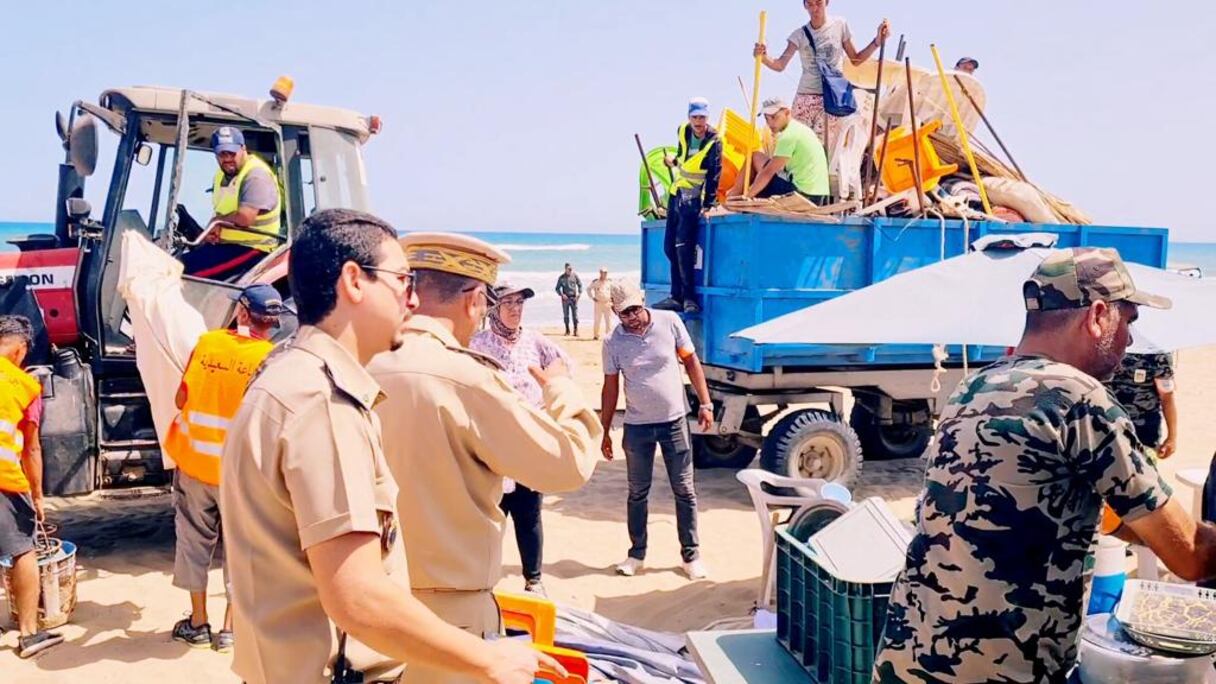 حملة لتحرير شاطئ السعيدية