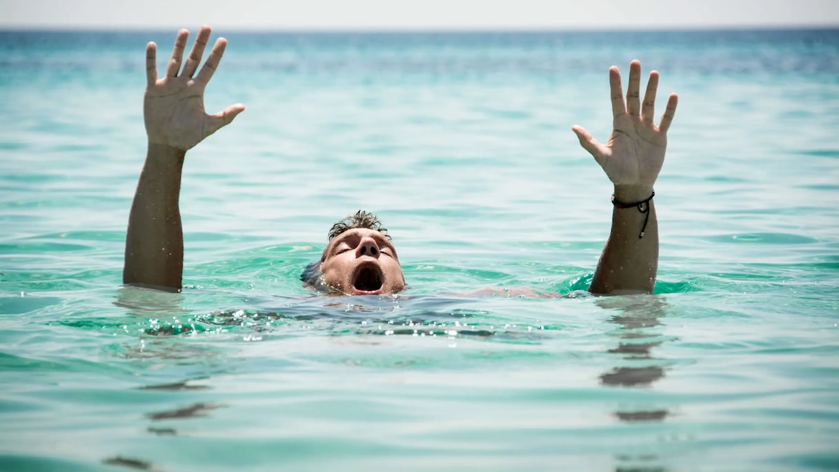 صورة تعبيرية . شخص يغرق