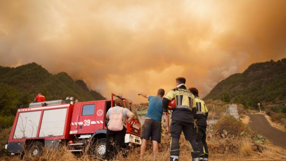 حرائق في غابات جزر الكناري