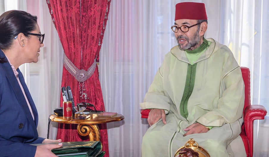الملك محمد السادس يستقبل رئيس الحكومة فاطمة الزهراء المنصوري
