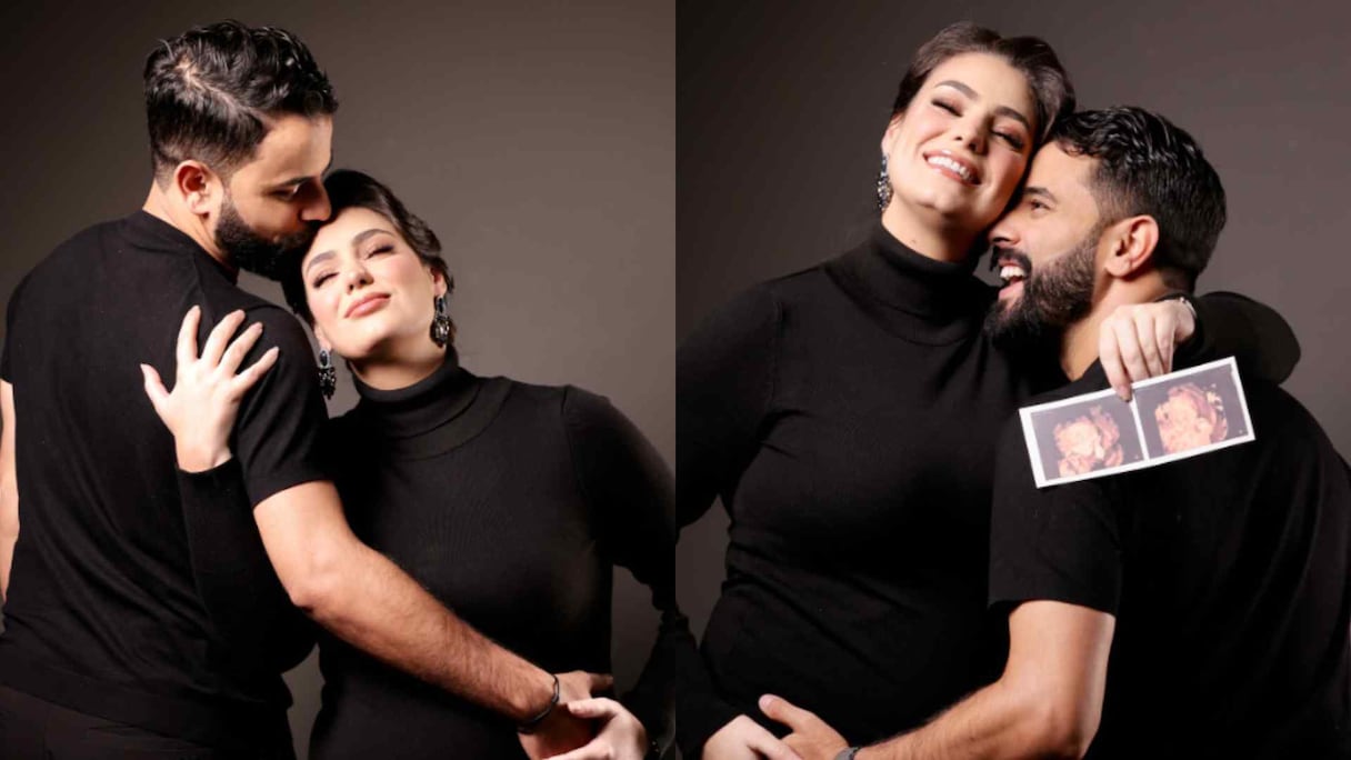 زهير زائر وزوجته غيثة الكزولي