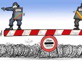 Dessin de Khalid Gueddar.