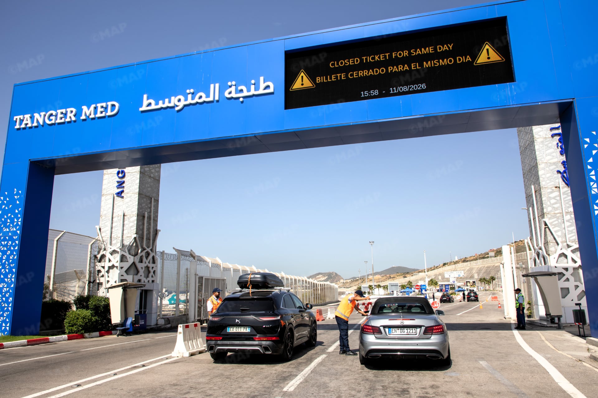 طنجة المتوسط: نظام «التذكرة المغلقة» يضمن انسيابية عملية مرحبا 2026