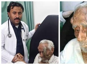 المعمِّر اليمني علي عنتر، الملقب بـ"ذي القرنين"