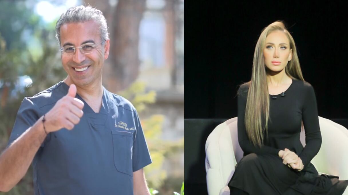 ريهام سعيد ونادر صعب