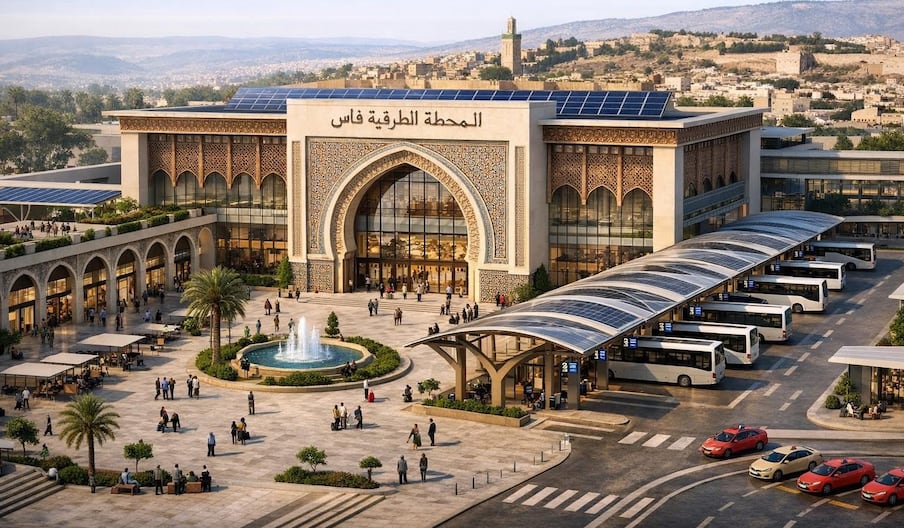 تصميم محطة طرقية من الجيل الجديد بمدينة فاس