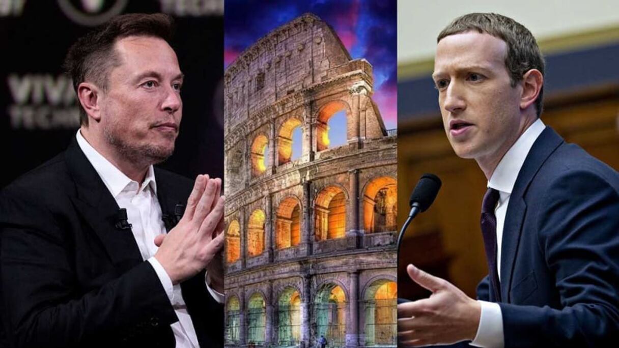 إيلون ماسك ومارك زوكربيرغ