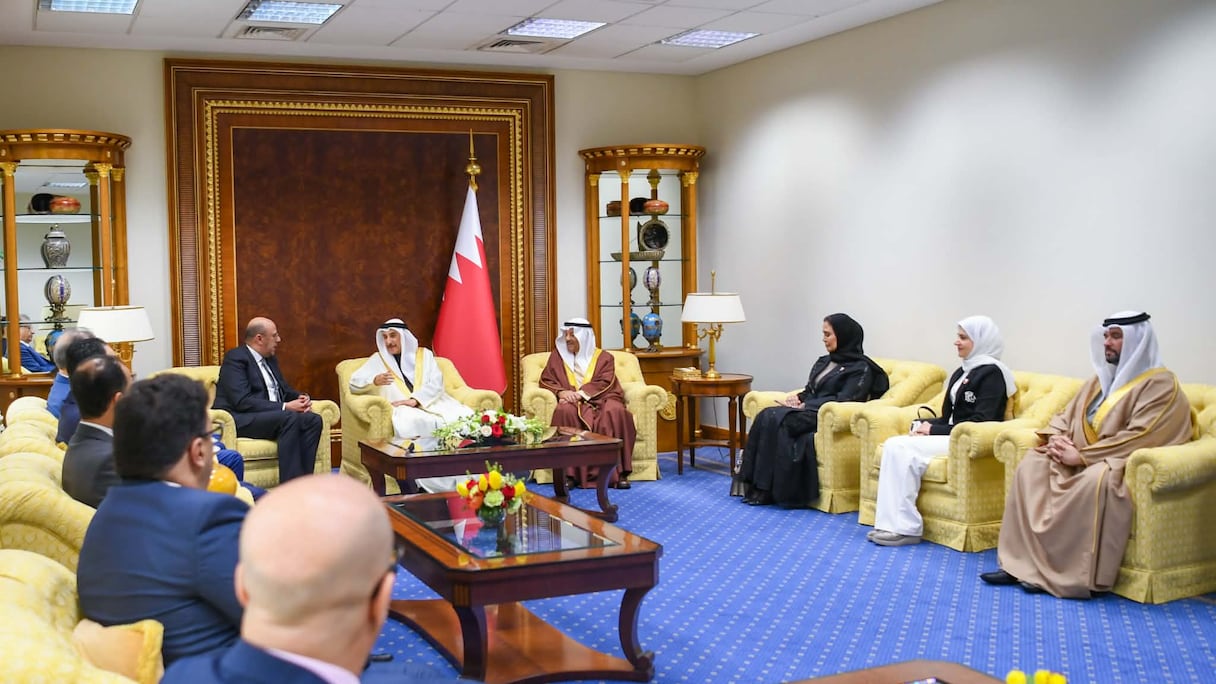 حمدي ولد الرشيد في ضيافة الشيخ خالد بن عبد الله