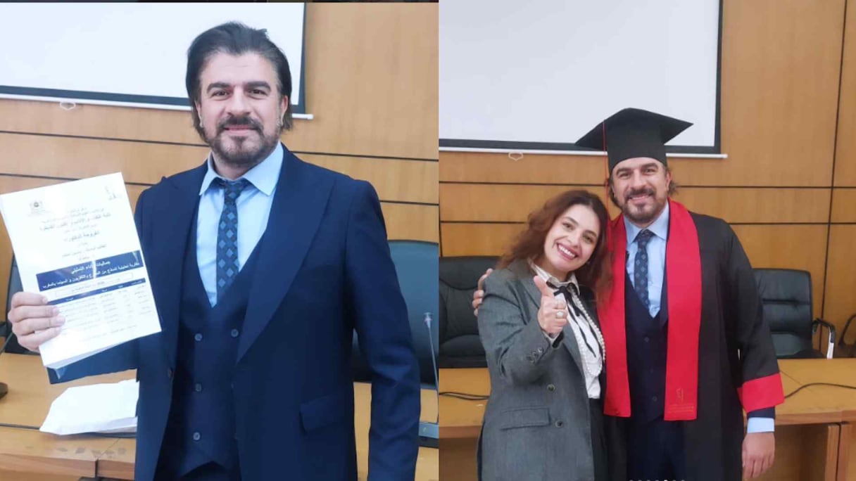 ياسين أحجام وزوجته قدس جندل