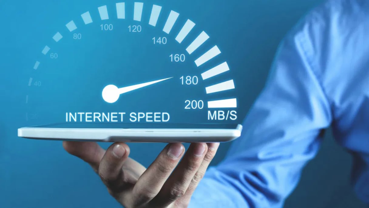 سرعة الأنترنت