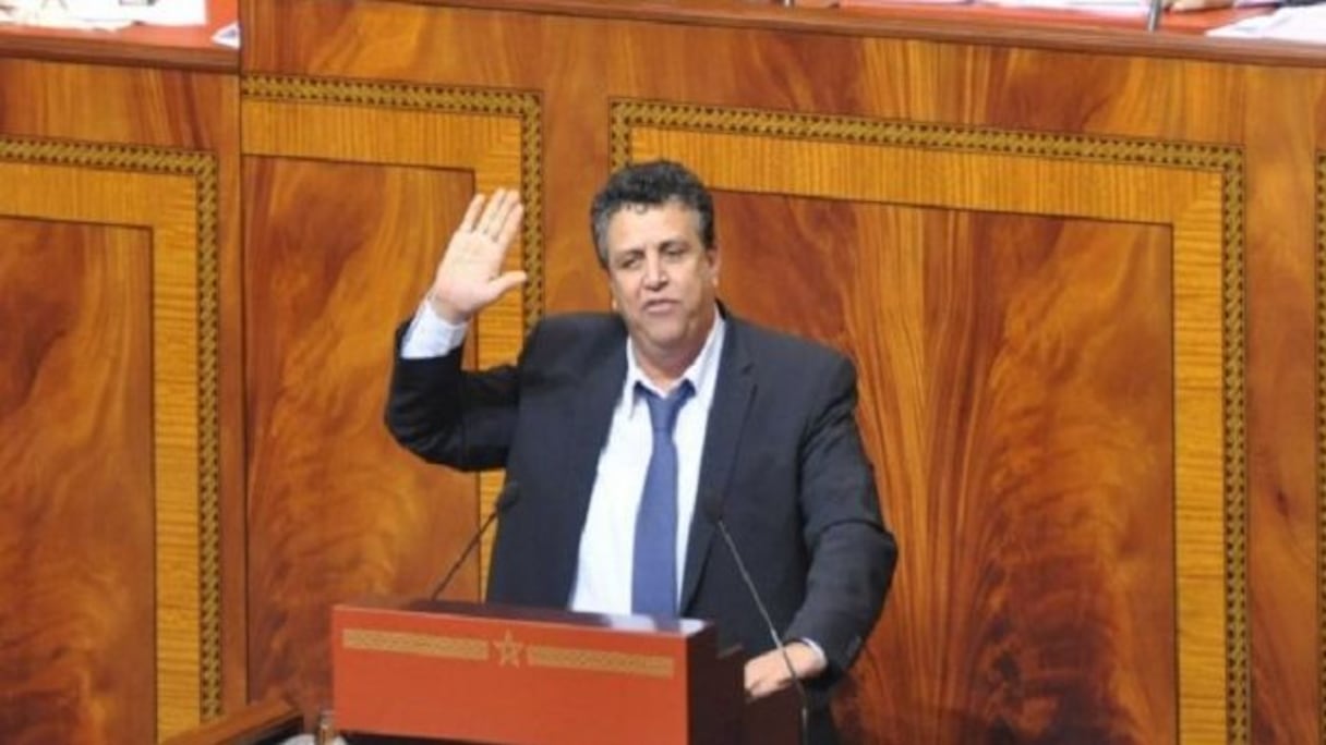 عبد اللطيف وهبي، وزير العدل، بالبرلمان