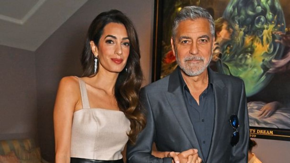 جورج كلوني وزوجته