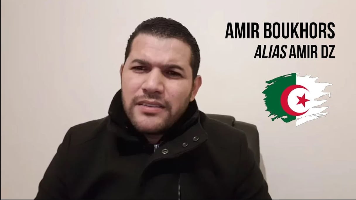 Amir Boukhors, alias Amir DZ, un des plus célèbres influenceurs algériens.