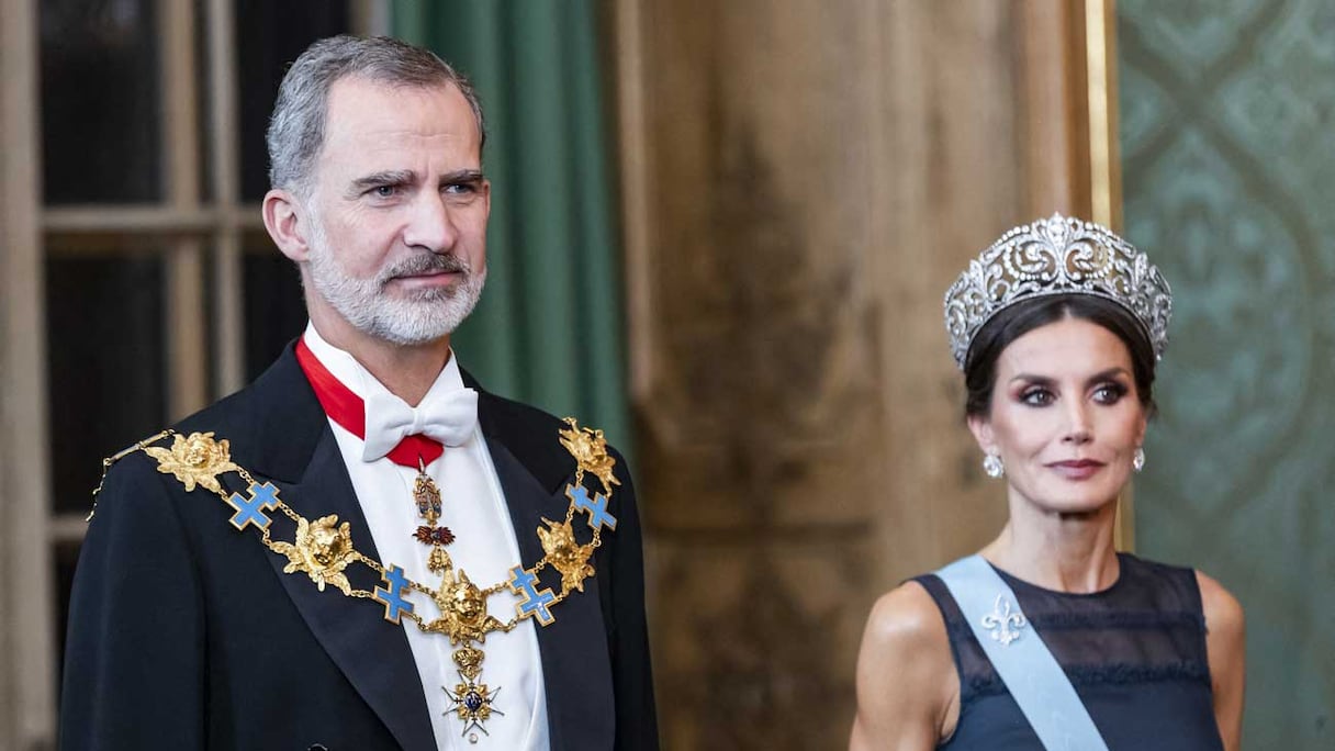 Le roi Felipe VI et de la reine Letizia.