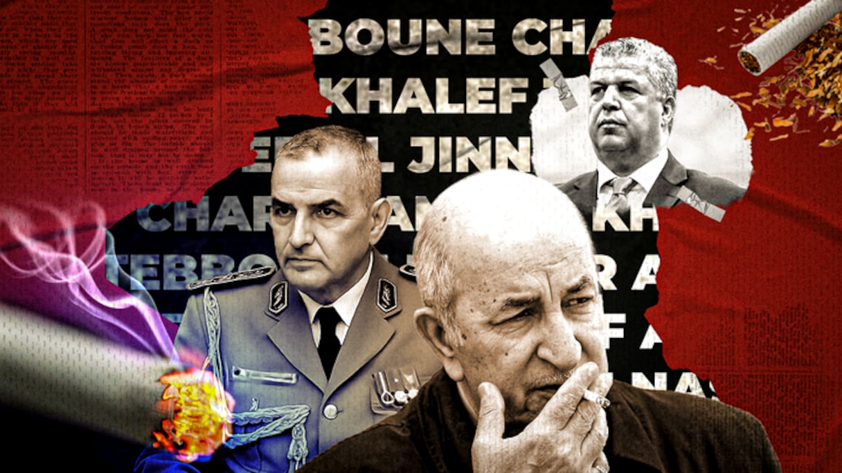 Au centre de l'un des plus gros scandales d'Etat en Algérie, la mafia du tabac, Abdelmadjid Tebboune, Nacer El Djinn et Charaf Eddine Amara.