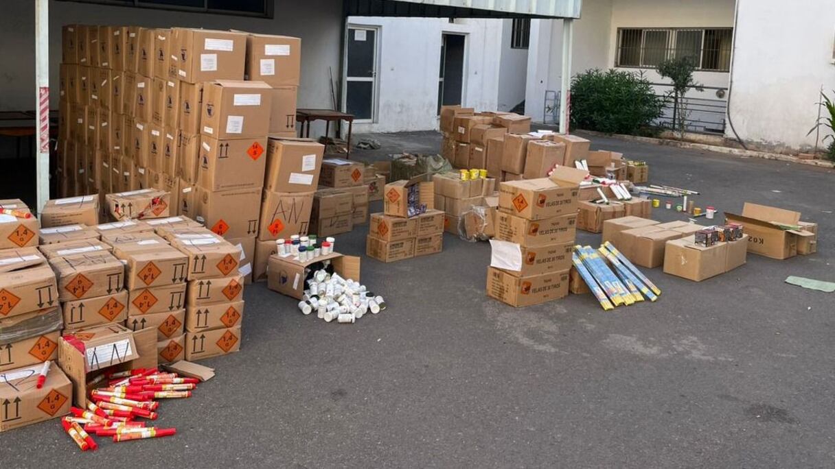 حجز أزيد من 430 ألف وحدة من المفرقعات والشهب النارية بالدار البيضاء