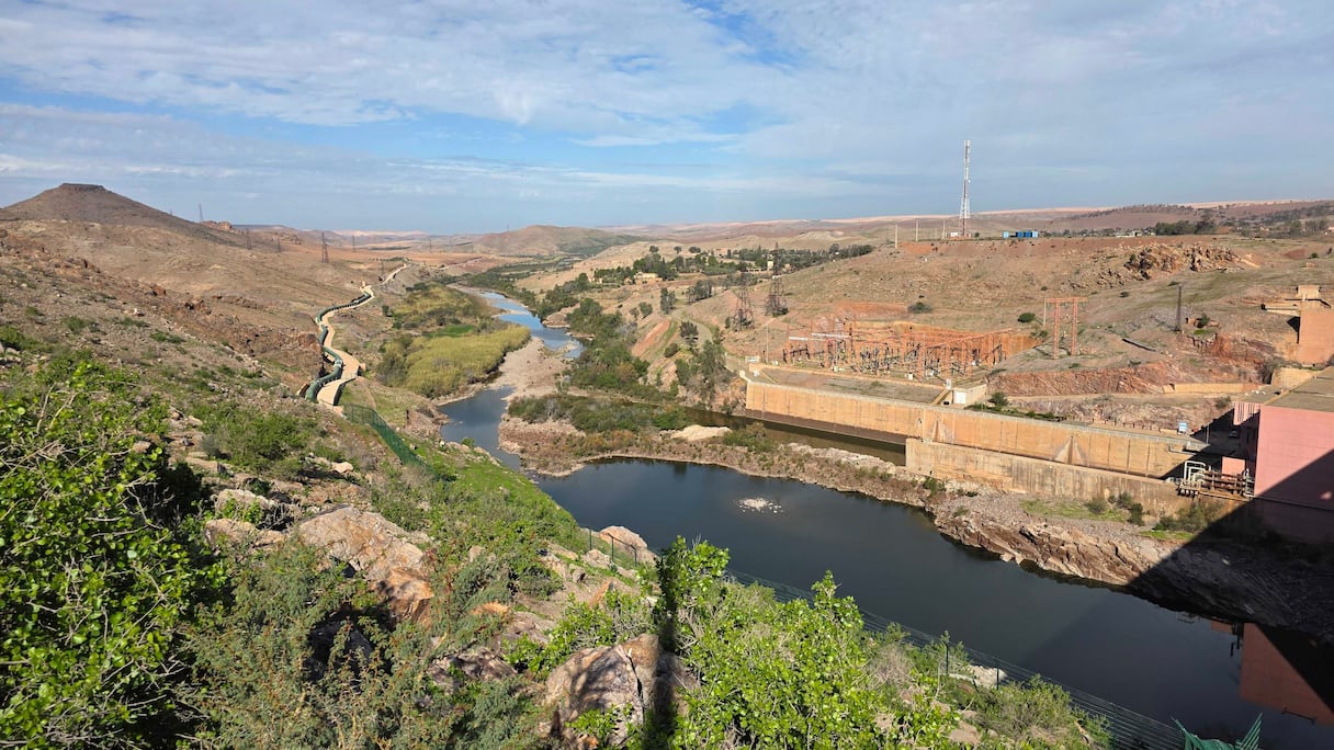 مشاهد من سد المسيرة ثاني أكبر سد في المغرب بعد ارتفاع نسبة ملئه إلى 8,5% (13 يناير2026)