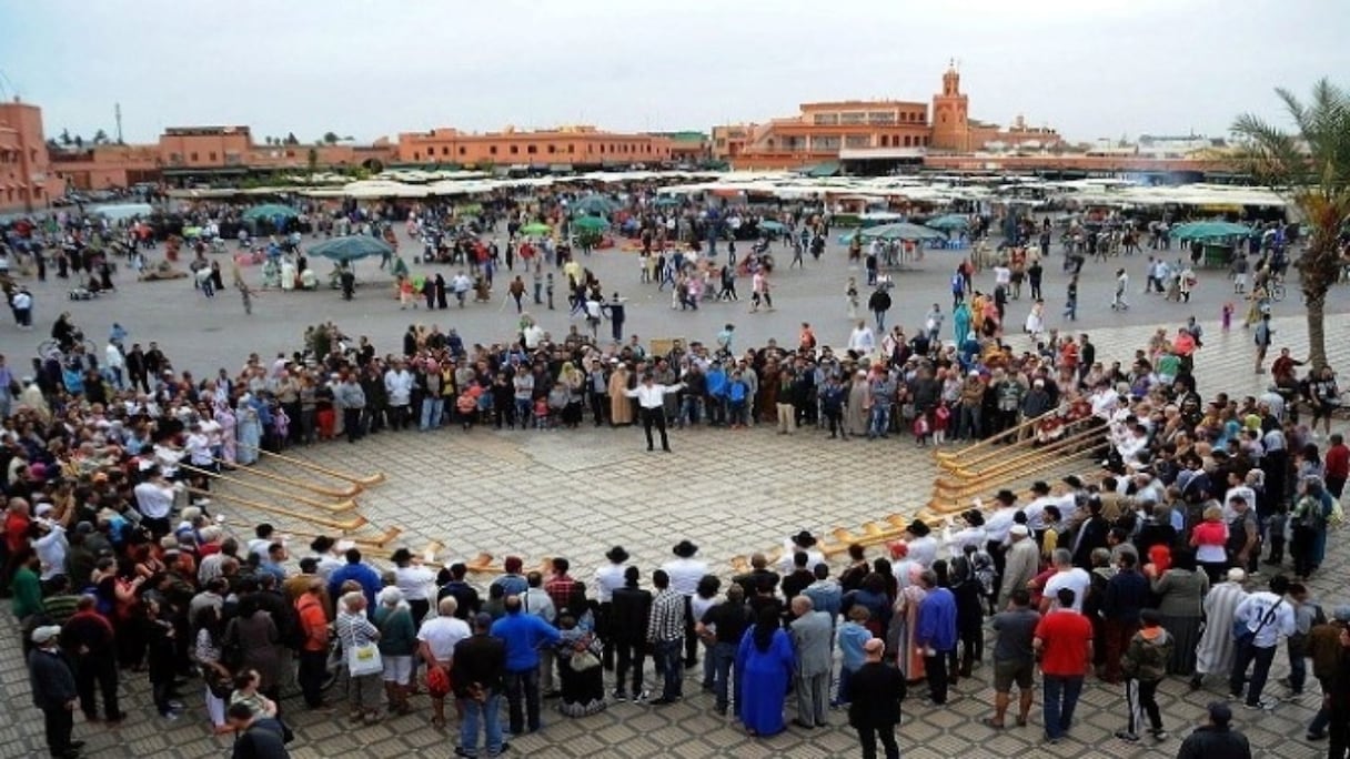 حلقة بساحة جامع الفنا الشهيرة بمراكش