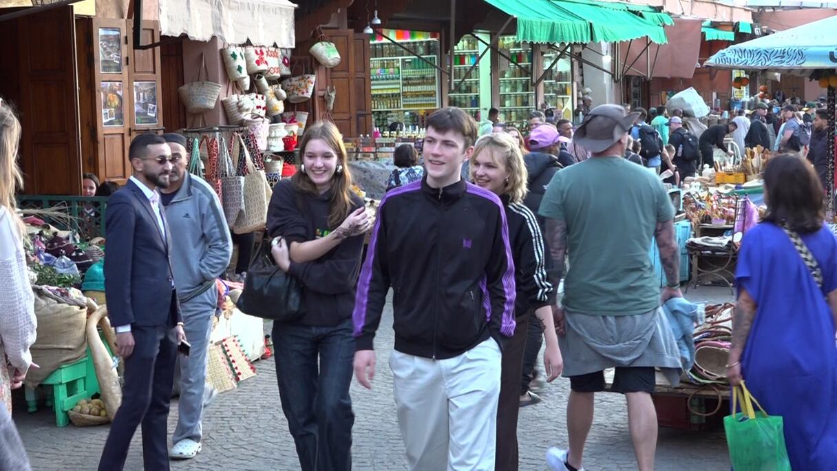 سياح في مراكش