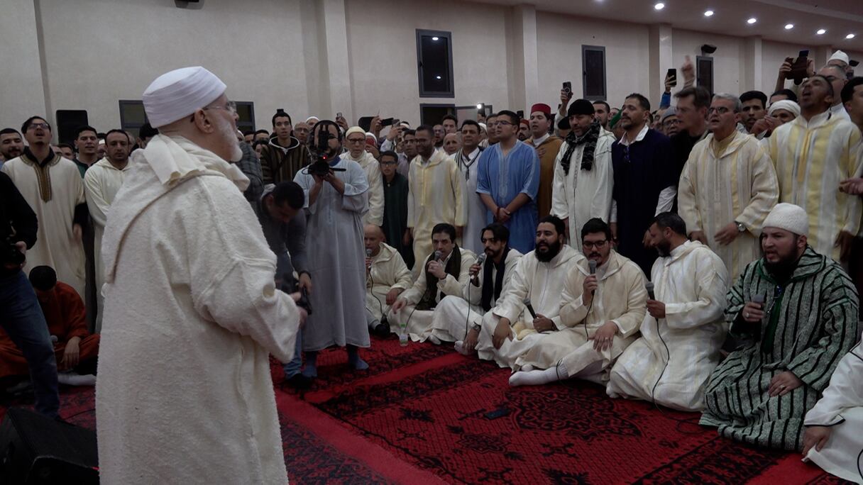 أجواء إحياء ليلة القدر بالزاوية البودشيشية بمداغ