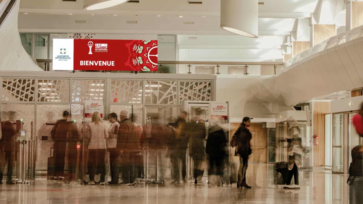 المطارات تتزين بألوان كأس أمم إفريقيا