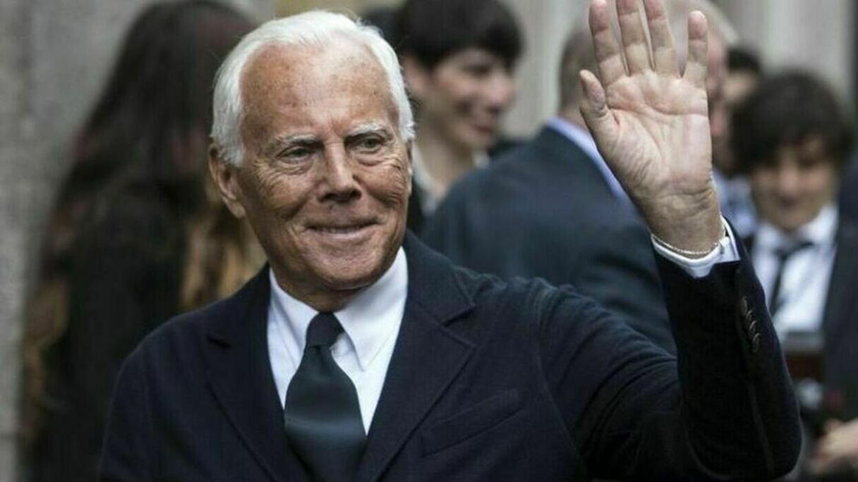 مصمم الأزياء العالمي جورجيو أرماني