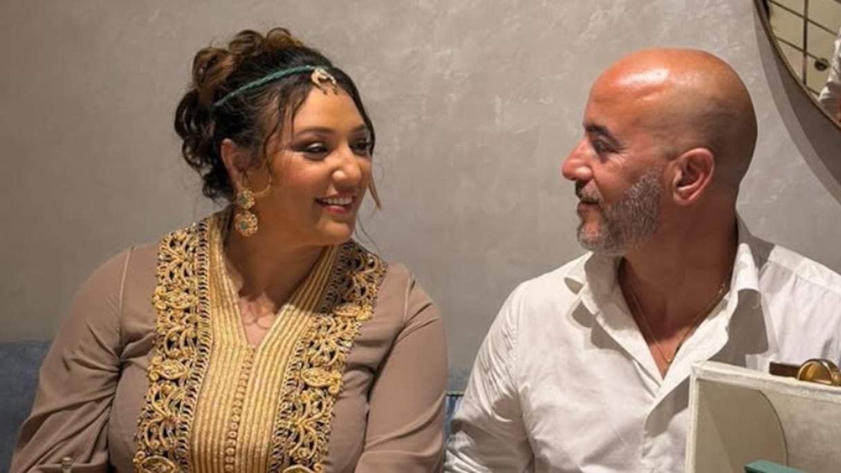 ضياء الطيبي وزوجها