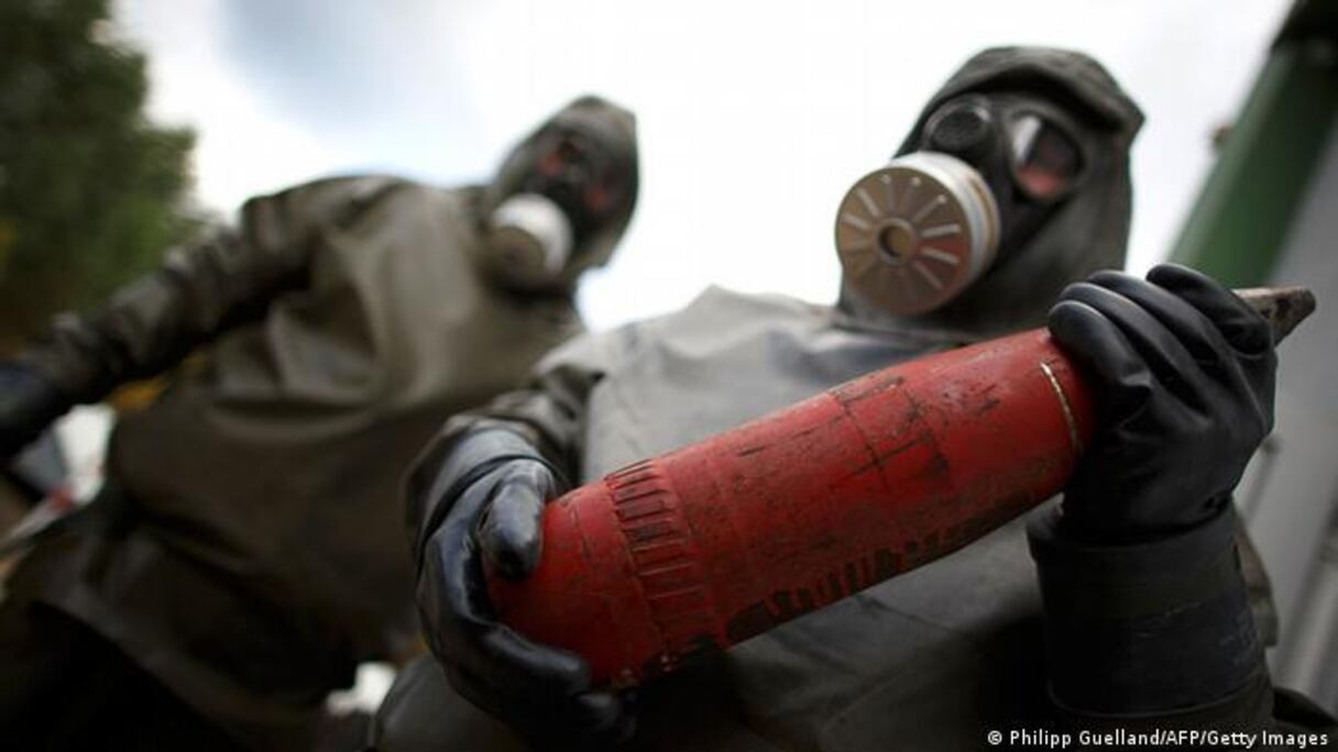 صورة تعبيرية . الأسلحة الكيماوية