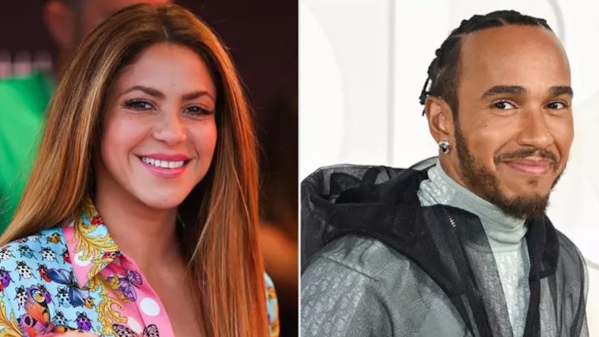 شاكيرا ولويس هاملتون