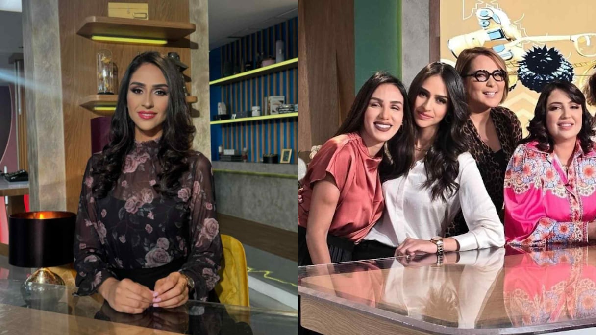 غيثة بنحيون مع طاقم برنامج "صباحيات دوزيم"