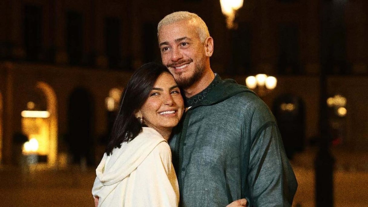 سعد لمجرد وزوجته