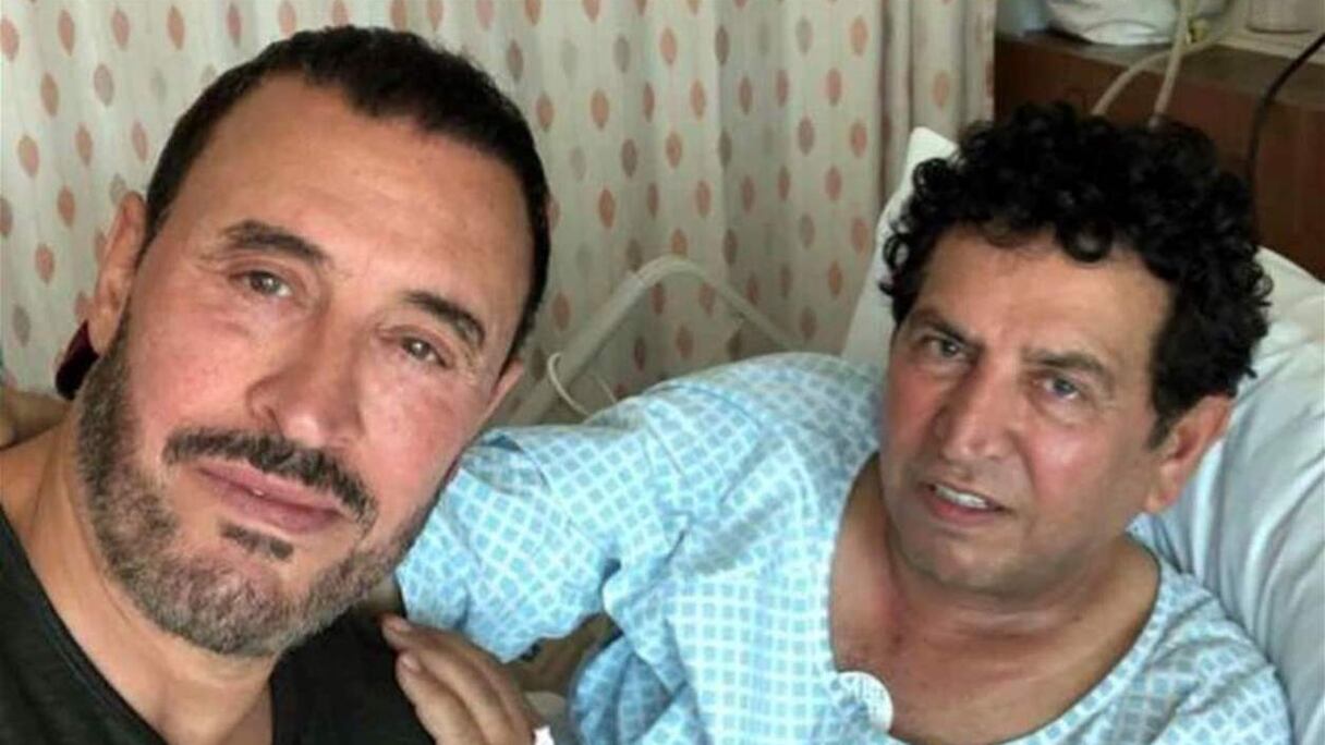 الشاعر كريم العراقي والفنان كاظم الساهر