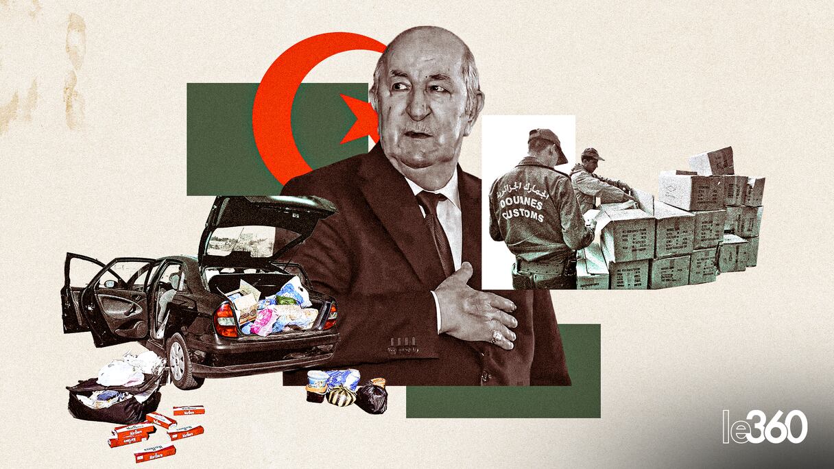 Au centre, le président algérien Abdelmadjid Tebboune. (W.Belfkih/Le360).