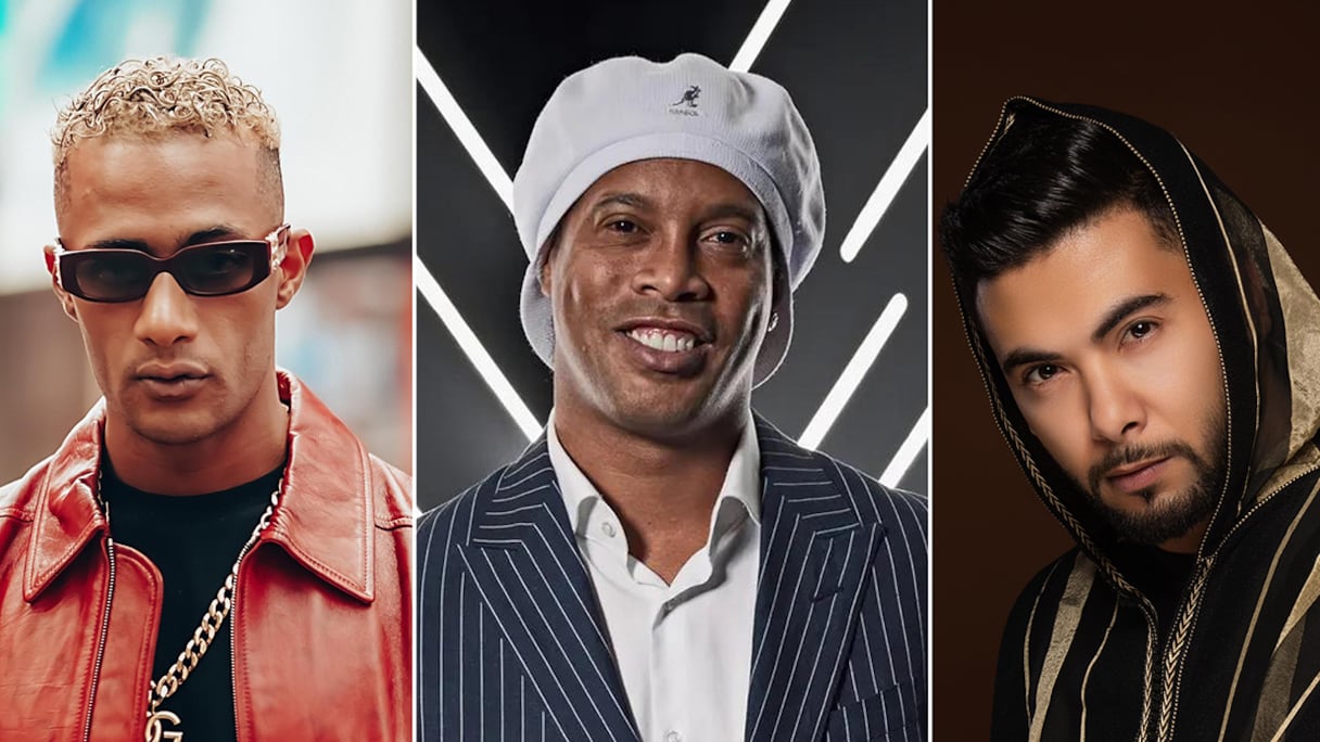 محمد رمضان، رونالدينيو، ومنعم السليماني