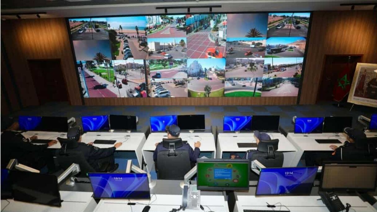 انطلاقة العمل بمركز القيادة والتنسيق التابع لولاية أمن أكادير