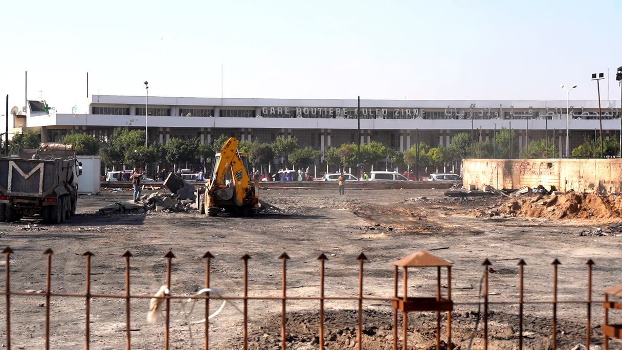 ارتياح كبير بعد إخلاء محيط المحطة الطرقية "ولاد زيان"