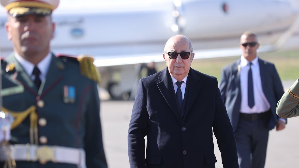 Le président algérien Abdelmadjid Tebboune.