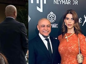 روبرتو كارلوس وزوجته المغربية سهلية الطاهري