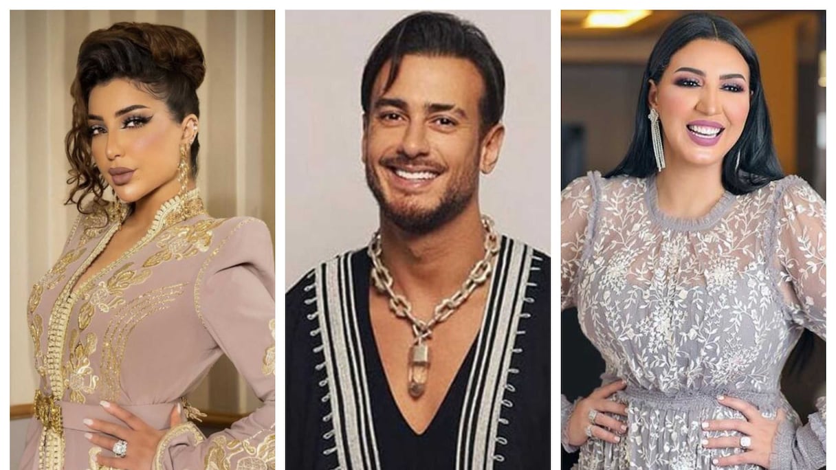 أسماء المنور، سعد لمجرد ودنيا بطمة