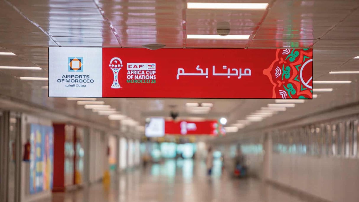 المطارات تتزين بألوان كأس أمم إفريقيا