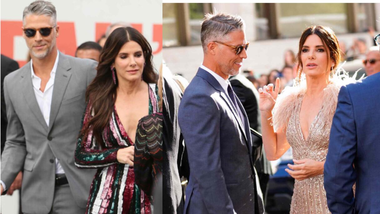 النجمة ساندرا بولوك، وزوجها عارض الأزياء السابق والمصور الأميركي بريان راندال،